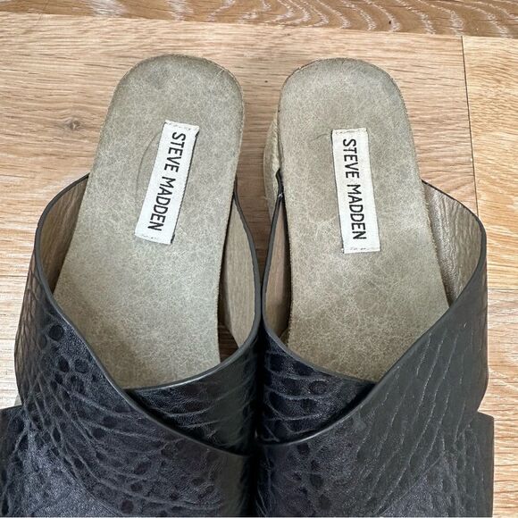 Steve Madden Hassie Platform Chunky Espadrille Sandals - Picture 8 of 12